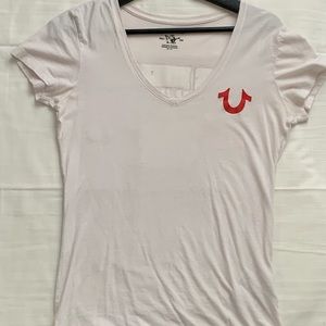 True Religion White Woman’s T-Shirt